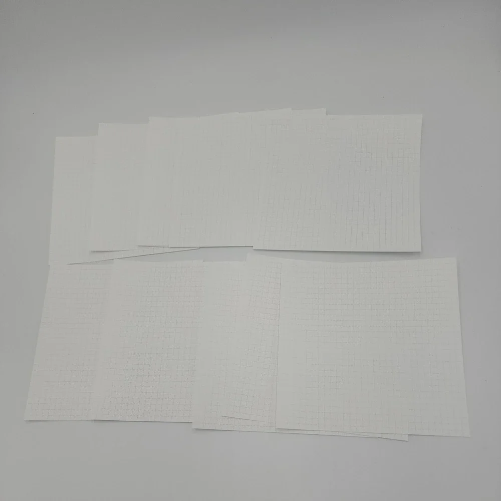 25 Blank Blotter Art sheets *WOW* blank perforated #80‎  900 1/4 inch  squares